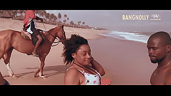 Full Hd-Video Av Bangnolly Africas Naturliga Orgie På Stranden