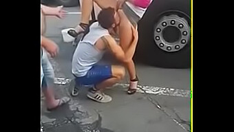 Sucking A Guy'S Pussy In Public