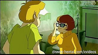 Scooby Doo Hentai - Velma在卡通中享受肛交