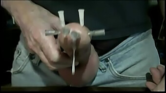 Fetish Gay'S Needles In Cock And Cums