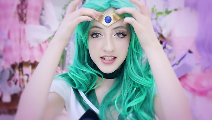 Sailor Neptune Cosplay Beckii Cruel: A Sensual Encounter